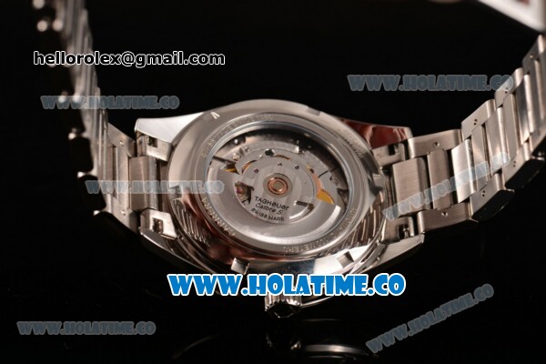 Tag Heuer Carrera Calibre 5 Automatic Swiss ETA 2824 Automatic Full Steel with Grey Dial and Stick Markers - Click Image to Close